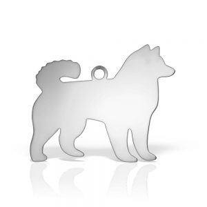 pandantiv pentru husky argint