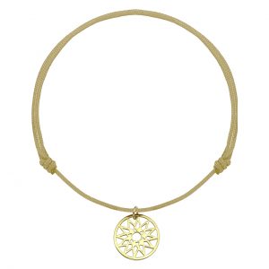 bratara picior o mandala argint placat aur