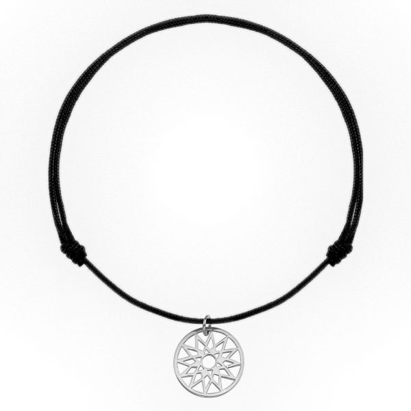 bratara picior argint o mandala