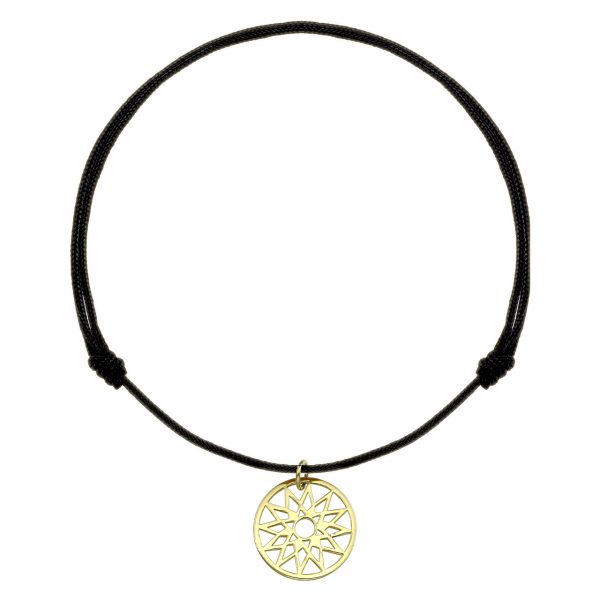 bratara picior o mandala argint placat aur